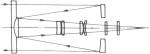 Konica Hexanon ARM 1000mm f/8 Diagram