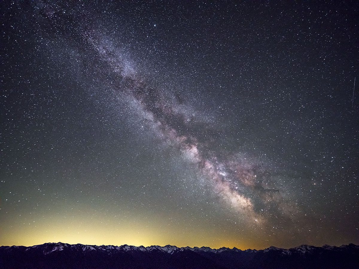 Milky Way over Hurricane Ridge