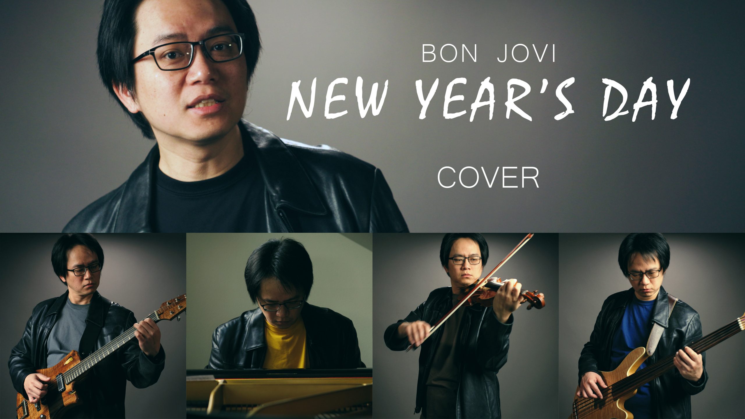 New Year's Day (Bon Jovi) Cover with violin, piano, guitar, and bass