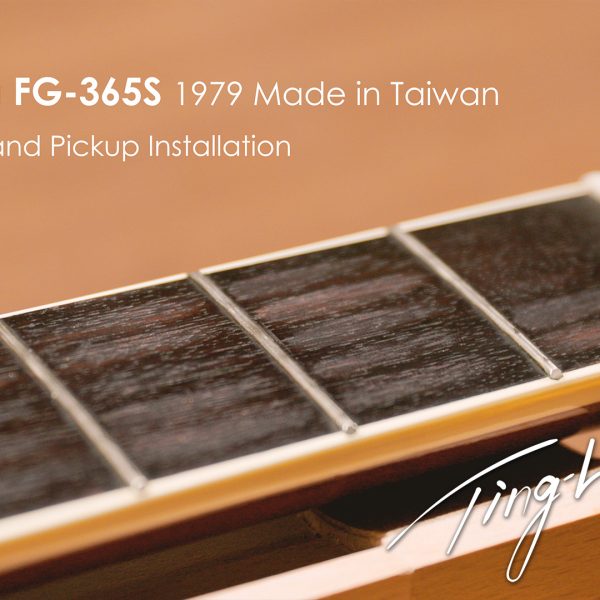 Yamaha FG-365S Refretting and Pickup Installation